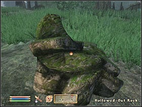 When you reach his hideout, hell offer you a deal: spare his life and get his treasure (200 Gold hidden in a Hollowed-Out Rock a few steps to the East from the tent) - Oblivion: The Renegade Shadowscale - Dark Brotherhood - The Elder Scrolls IV: Oblivion Game Guide & Walkthrough