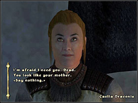 Caelia Draconis is a city guard in Leyawiin - Oblivion: Next of Kin - Dark Brotherhood - The Elder Scrolls IV: Oblivion Game Guide & Walkthrough