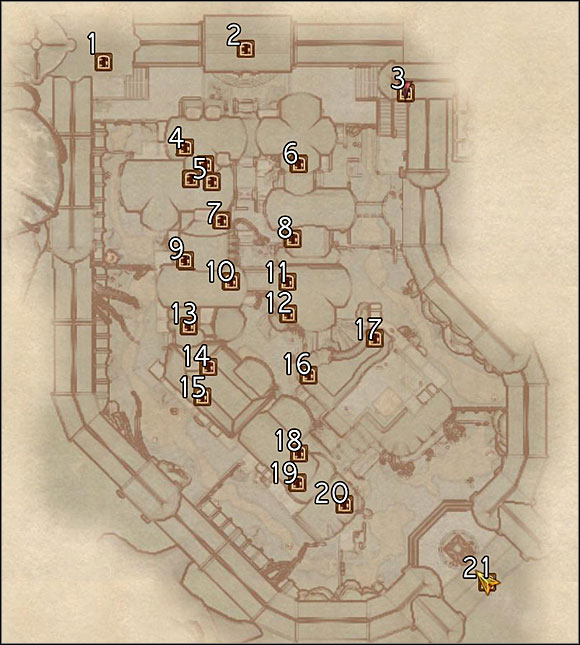 1 Sacellum Arden-Sul - Oblivion: Crucible map - Maps - The Elder Scrolls IV: Oblivion Game Guide & Walkthrough