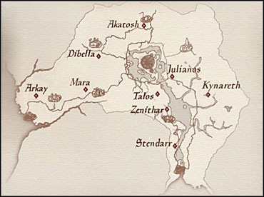 The map that the Prophet gave you (shown above) lacks accuracy - Oblivion: Knights of the Nine - Pilgrimage - Quests - The Elder Scrolls IV: Oblivion Game Guide & Walkthrough