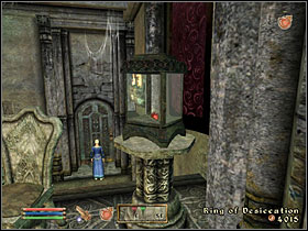 Ring of Desiccation is on display in Museum of Oddities - just steal it then the ladys not looking - Oblivion: Side Quests: New Sheoth - Quests - The Elder Scrolls IV: Oblivion Game Guide & Walkthrough