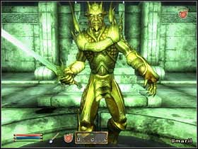 Go through the long corridor until you reach a room with a black pond in the middle - Oblivion: Umaril the Unfeathered - Quests - The Elder Scrolls IV: Oblivion Game Guide & Walkthrough