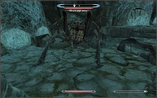 Prepare to eliminate more frostbite spiders with giant frostbite spider leading them (screen above) - Glory of the Dead - p. 2 - The Companions quests - The Elder Scrolls V: Skyrim Game Guide
