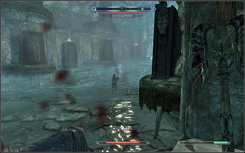 Same as previously, before you can continue to the next tomb chamber, youll have to get rid of a group of ghosts (screen above) - Glory of the Dead - p. 2 - The Companions quests - The Elder Scrolls V: Skyrim Game Guide