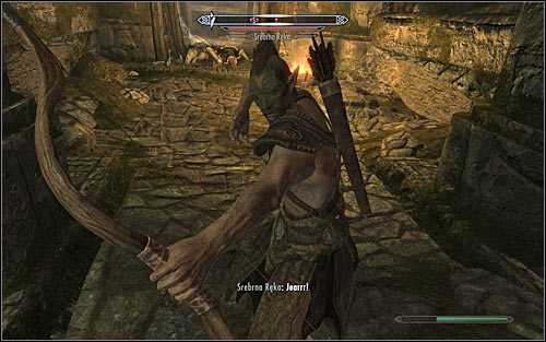 Use the stairs and attack the last group of werewolf hunters (screen above) - Purity of Revenge - The Companions quests - The Elder Scrolls V: Skyrim Game Guide