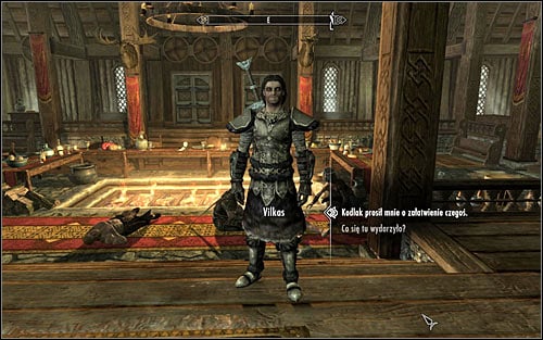 Enter the sanctuary, where Vilkas should run up to you (screen above) - Bloods Honor - The Companions quests - The Elder Scrolls V: Skyrim Game Guide