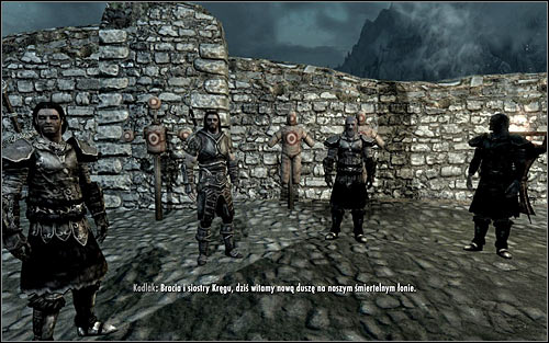 Follow Vilkas, who will run to the courtyard on back of the Jorrvaskr - Proving Honor - p. 2 - The Companions quests - The Elder Scrolls V: Skyrim Game Guide