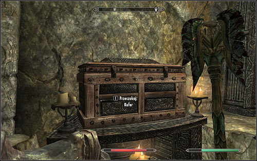 After the fight, look around for a chest (screen above), where you can find a Dustmans Cairn Key among other things - Proving Honor - p. 1 - The Companions quests - The Elder Scrolls V: Skyrim Game Guide