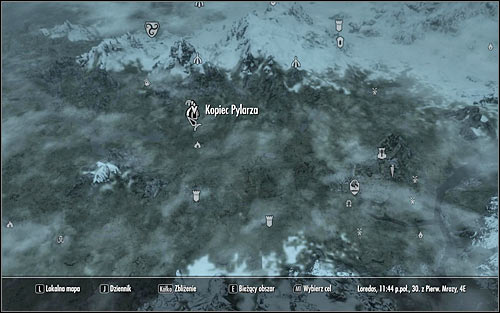 You can leave the sanctuary now and open the world map - Proving Honor - p. 1 - The Companions quests - The Elder Scrolls V: Skyrim Game Guide