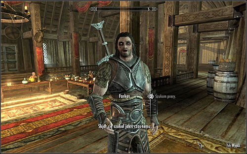 In order to activate this quest, you have to complete major quest Take up Arms and then at least one of sidequests ordered by Farkas, Aela, Vilkas or Skjor - Proving Honor - p. 1 - The Companions quests - The Elder Scrolls V: Skyrim Game Guide