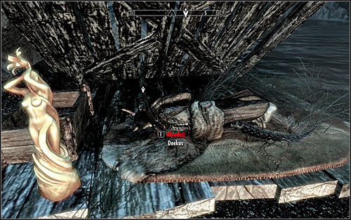 I strongly recommend waiting for the night, because Deekus should go to sleep then - Side Contract: Kill Deekus - The Dark Brotherhood quests - The Elder Scrolls V: Skyrim Game Guide