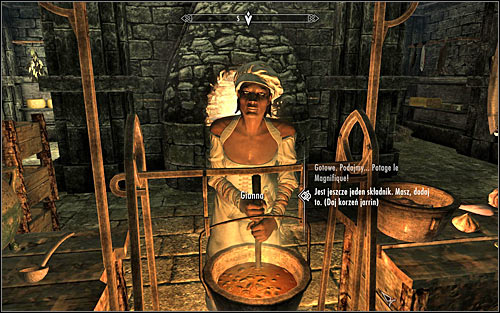 Since Gianna doesnt know the exact method of preparing the dish according to the Gourmets recipe, she will periodically ask you for ingredients - To Kill an Empire - The Dark Brotherhood quests - The Elder Scrolls V: Skyrim Game Guide