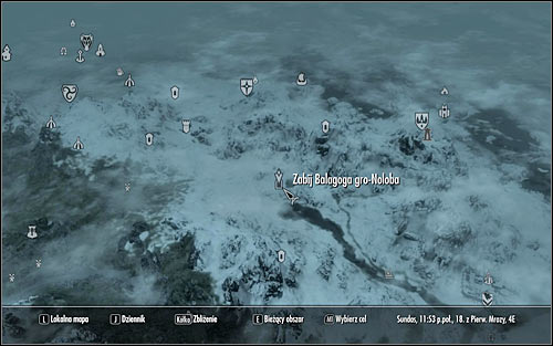 Leave the Understone Keep and open the world map - Recipe for Disaster - The Dark Brotherhood quests - The Elder Scrolls V: Skyrim Game Guide