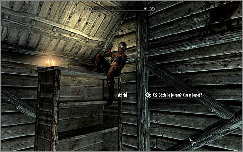 If youve done everything according to the plan, then during your sleep youll be captured by Dark Brotherhood member named Astrid and transported to an Abandoned Shack (screen above) - With Friends Like These - The Dark Brotherhood quests - The Elder Scrolls V: Skyrim Game Guide
