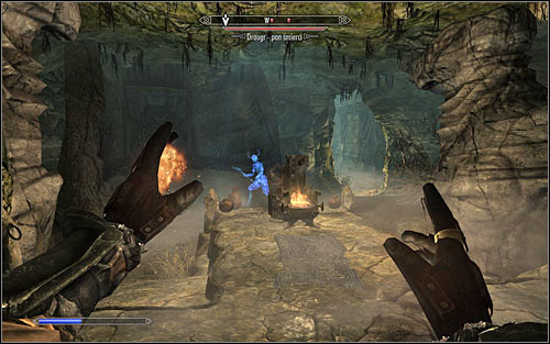 Save your game and only afterwards open the metal door - Staff of Magnus - p. 3 - College of Winterhold quests - The Elder Scrolls V: Skyrim Game Guide