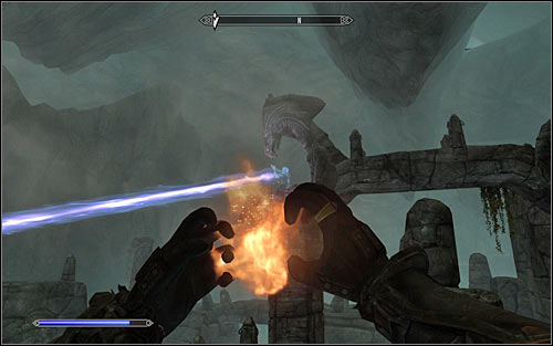 After making all necessary preparations, attack both Enthralled Wizards (screen above) - Staff of Magnus - p. 3 - College of Winterhold quests - The Elder Scrolls V: Skyrim Game Guide