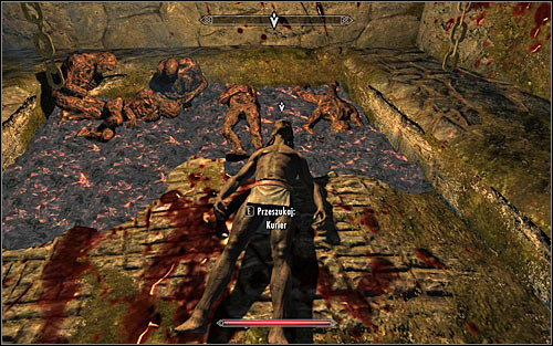 Regardless of whether you started the search at once or postponed it, you will find the courier dead - Arniels Endeavor - p. 2 - College of Winterhold quests - The Elder Scrolls V: Skyrim Game Guide