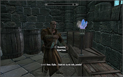 Now you will just need to watch the experiment that Arniel has been preparing (screen above) - Arniels Endeavor - p. 2 - College of Winterhold quests - The Elder Scrolls V: Skyrim Game Guide