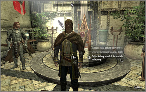Head to Solitude and find Erikur - hes usually at his house (during night) or at the Blue Palace, where he works during daytime - City Influence: Solitude - The Dainty Sload - Thieves Guild quests - The Elder Scrolls V: Skyrim Game Guide