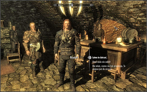 After going round the water container, you will reach Brynjolf and his company - Taking Care of Business - Thieves Guild quests - The Elder Scrolls V: Skyrim Game Guide