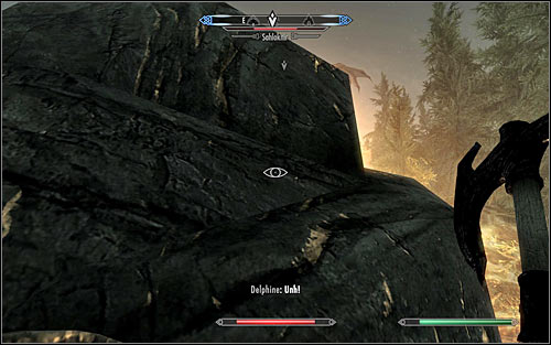 This fight will be a bit more difficult than the one during Dragon Rising, with less allies on your side and a more resistant dragon dealing more damage - Fighting the Dragon | A Blade in the Dark - A Blade in the Dark - The Elder Scrolls V: Skyrim Game Guide