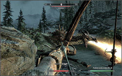 You are of course free to choose how to attack the dragon - Fighting the Dragon | A Blade in the Dark - A Blade in the Dark - The Elder Scrolls V: Skyrim Game Guide