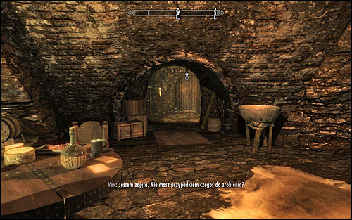 Head to the south-east part of Ragged Flagon, finding the path to The Ratway Vaults (screen above) - Finding Esbern | A Cornered Rat - A Cornered Rat - The Elder Scrolls V: Skyrim Game Guide
