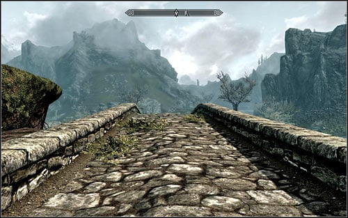 IF you dont want to use the carriage or fast travel, the best solution would be leaving Riverwood and heading west - Heading to Alduins Wall | Alduins Wall - Alduins Wall - The Elder Scrolls V: Skyrim Game Guide