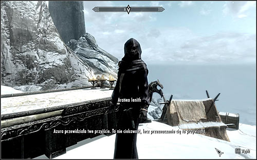 After reaching the destination, approach the large Azura statue and use the stairs - The Black Star - p. 1 - Daedric quests - The Elder Scrolls V: Skyrim Game Guide
