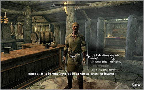 Inside, you should witness a conversation between Nelacar and the innkeeper Dagur, regarding the appearance of a monster in result of a failed experiment conducted by the elf - The Black Star - p. 1 - Daedric quests - The Elder Scrolls V: Skyrim Game Guide