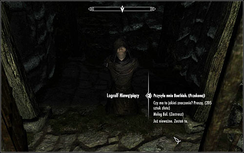 Approach Logrolf the Willful and speak to him - The House of Horrors - Daedric quests - The Elder Scrolls V: Skyrim Game Guide