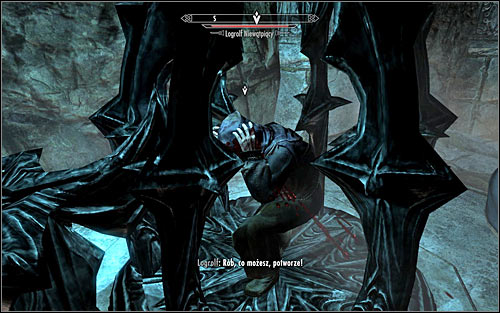 You dont need to equip the mace, as it will be done automatically - The House of Horrors - Daedric quests - The Elder Scrolls V: Skyrim Game Guide