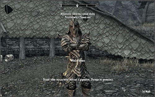 Approach Chief Yamarz and speak with him (screen above) - The Cursed Tribe - p. 2 - Daedric quests - The Elder Scrolls V: Skyrim Game Guide