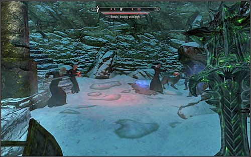 If you havent arrived here with Barbas, the dog will be fighting Vampires in the last southern cave (screen above) - A Daedras Best Friend - p. 1 - Daedric quests - The Elder Scrolls V: Skyrim Game Guide