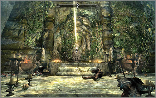 Id of course recommend beginning with examining Malkorans body, though he wont have anything particularly precious beside him - The Break of Dawn - p. 2 - Daedric quests - The Elder Scrolls V: Skyrim Game Guide