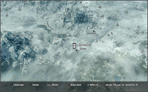 Open the world map - A Night to Remember - p. 2 - Daedric quests - The Elder Scrolls V: Skyrim Game Guide