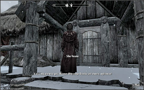 After reaching Dawnstar, during the day, head to Silus Vesuiuss House, the northernmost building - Pieces of the Past - p. 1 - Daedric quests - The Elder Scrolls V: Skyrim Game Guide