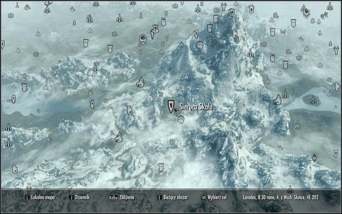 Open the world map and locate your destination, the Orphan Rock (screen above) - The Blessings of Nature | Side quests - Side quests - The Elder Scrolls V: Skyrim Game Guide