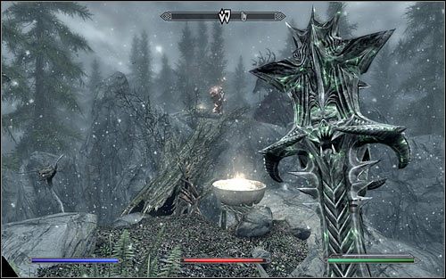 Before reaching the destination, you will be attacked by magic-using witches, though theyre not very resistant and as a result should die easily - The Blessings of Nature | Side quests - Side quests - The Elder Scrolls V: Skyrim Game Guide
