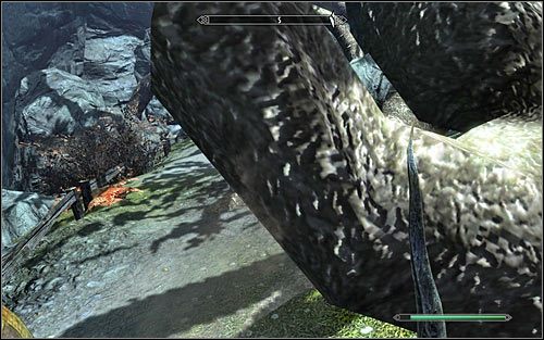 Head towards the tree visible in the distance, at best staying on the main path - The Blessings of Nature | Side quests - Side quests - The Elder Scrolls V: Skyrim Game Guide