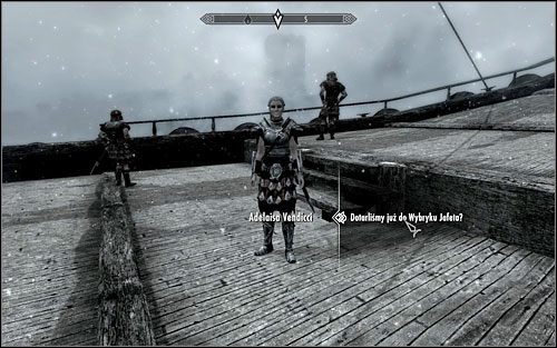 Jump off the deck, onto the ice surrounding it - Rise in the East - p. 2 | Side quests - Side quests - The Elder Scrolls V: Skyrim Game Guide