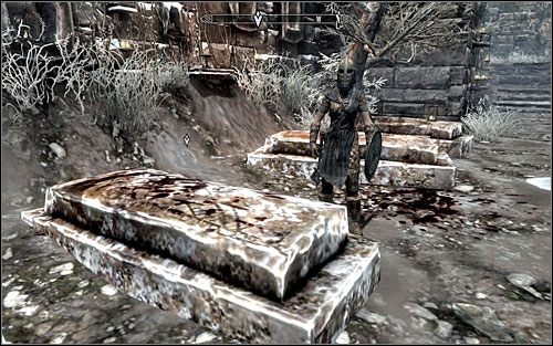 If you dont like the idea of entering the morgue and looking through dead bodies, you can always follow the blood trail which runs from the cemetery to Hjerim (Get access to Hjerim section) - Blood on the Ice - p. 1 | Side quests - Side quests - The Elder Scrolls V: Skyrim Game Guide