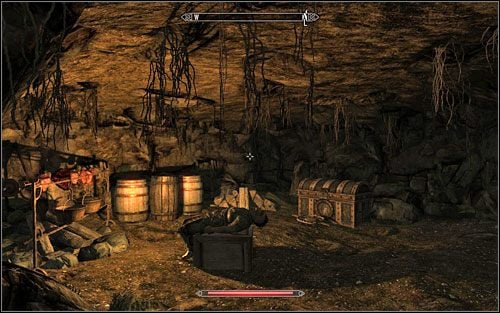 The map will point you to the treasure location - Treasure Maps (IV-V) | Side quests - Side quests - The Elder Scrolls V: Skyrim Game Guide