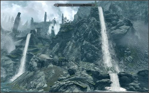 The map from Angis Cabin points to Lost Valley Redoubt found south of Rorikstead - Treasure Maps (IV-V) | Side quests - Side quests - The Elder Scrolls V: Skyrim Game Guide