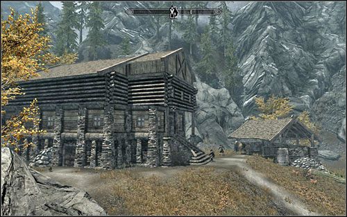 The documents youre looking for can be found at the basement of the house - enter through the door to be closest to the destination point - Promises to Keep | Side quests - Side quests - The Elder Scrolls V: Skyrim Game Guide