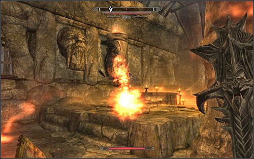 Head east and fight Vokun, a boss - Dragon Priest (shown in the above screenshot) - A Scroll For Anska | Side quests - Side quests - The Elder Scrolls V: Skyrim Game Guide