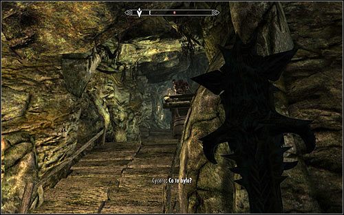 Be careful after reaching the first intersection, choose the corridor going south-east (screen above) and defeat the Bandit there - Miscellaneous: Find Finns Lute | The Bards College quests - The Bards College quests - The Elder Scrolls V: Skyrim Game Guide