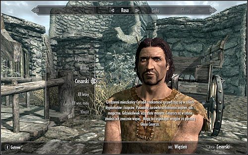 Voice of the Emperor (active unique ability) - This is a rather useful ability which calms down nearby opponents for 60 seconds, preventing them from attacking the main character - Choosing race and gender - p.1 | Character development - Character development - The Elder Scrolls V: Skyrim Game Guide
