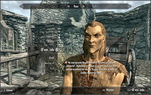 Highborn (active unique ability) - This is an extremely useful ability to a mage, because it vastly improves mana regeneration rate (25% regained per second) and lasts 60 seconds - Choosing race and gender - p.1 | Character development - Character development - The Elder Scrolls V: Skyrim Game Guide