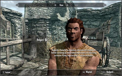 Adrenaline Rush (active unique ability) - This is a valuable and useful active ability which improves stamina regeneration rate by 10 times and which lasts 60 seconds - Choosing race and gender - p.2 | Character development - Character development - The Elder Scrolls V: Skyrim Game Guide